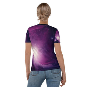 Skydiving T-shirts Galaxy - Orion Purple Nebula - Women's sublimation t-shirt, T-shirt, Skydiving Apparel, Skydiving Apparel, Skydiving Apparel, Skydiving Gear, Olympics, T-Shirts, Skydive Chicago, Skydive City, Skydive Perris, Drop Zone Apparel, USPA, united states parachute association, Freefly, BASE, World Record,