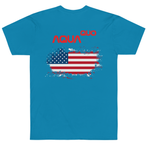 Skydiving T-shirts AquaQuo - "My Status Quo is Aqua Quo" - Unisex T-Shirt, , Skydiving Apparel ™, Skydiving Apparel, Skydiving Apparel, Skydiving Gear, Olympics, T-Shirts, Skydive Chicago, Skydive City, Skydive Perris, Drop Zone Apparel, USPA, united states parachute association, Freefly, BASE, World Record,