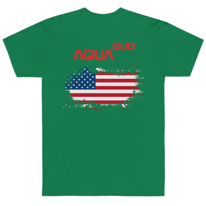 Skydiving T-shirts AquaQuo - "My Status Quo is Aqua Quo" - Unisex T-Shirt, , Skydiving Apparel ™, Skydiving Apparel, Skydiving Apparel, Skydiving Gear, Olympics, T-Shirts, Skydive Chicago, Skydive City, Skydive Perris, Drop Zone Apparel, USPA, united states parachute association, Freefly, BASE, World Record,