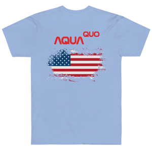 Skydiving T-shirts AquaQuo - "My Status Quo is Aqua Quo" - Unisex T-Shirt, , Skydiving Apparel ™, Skydiving Apparel, Skydiving Apparel, Skydiving Gear, Olympics, T-Shirts, Skydive Chicago, Skydive City, Skydive Perris, Drop Zone Apparel, USPA, united states parachute association, Freefly, BASE, World Record,