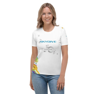 Skydiving T-shirts - Skydive Competition - Limited Edition - Women`s Tee -, Shirts, Skydiving Apparel, Skydiving Apparel, Skydiving Apparel, Skydiving Gear, Olympics, T-Shirts, Skydive Chicago, Skydive City, Skydive Perris, Drop Zone Apparel, USPA, united states parachute association, Freefly, BASE, World Record,