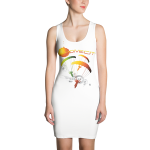 Skydiving T-shirts Skydive City - Sunrise - Sublimation Cut & Sew Dress, Dress, Skydiving Apparel, Skydiving Apparel, Skydiving Apparel, Skydiving Gear, Olympics, T-Shirts, Skydive Chicago, Skydive City, Skydive Perris, Drop Zone Apparel, USPA, united states parachute association, Freefly, BASE, World Record,