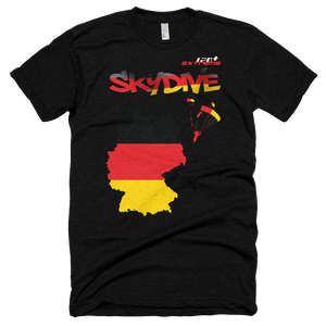 Skydiving T-shirts - Skydive All World - GERMANY - Unisex Tee -, Shirts, Skydiving Apparel, Skydiving Apparel, Skydiving Apparel, Skydiving Gear, Olympics, T-Shirts, Skydive Chicago, Skydive City, Skydive Perris, Drop Zone Apparel, USPA, united states parachute association, Freefly, BASE, World Record,