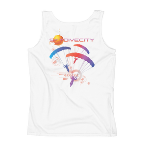 Skydiving T-shirts Ladies' Tank - Skydive City - Sunset, Tanks, Skydiving Apparel, Skydiving Apparel, Skydiving Apparel, Skydiving Gear, Olympics, T-Shirts, Skydive Chicago, Skydive City, Skydive Perris, Drop Zone Apparel, USPA, united states parachute association, Freefly, BASE, World Record,