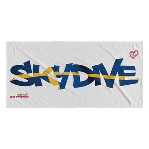 Skydiving T-shirts World Team - Skydive Sweden - Beach Towels in 10 Colors, Beach Towel, teelaunch, Skydiving Apparel, Skydiving Apparel, Skydiving Gear, Olympics, T-Shirts, Skydive Chicago, Skydive City, Skydive Perris, Drop Zone Apparel, USPA, united states parachute association, Freefly, BASE, World Record,
